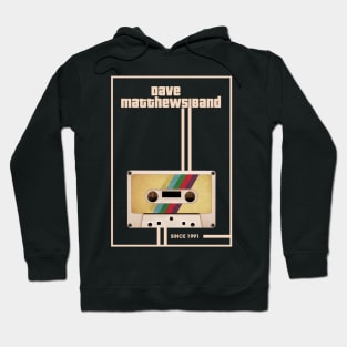 Dave Matthews Band Music Retro Cassette Tape Hoodie